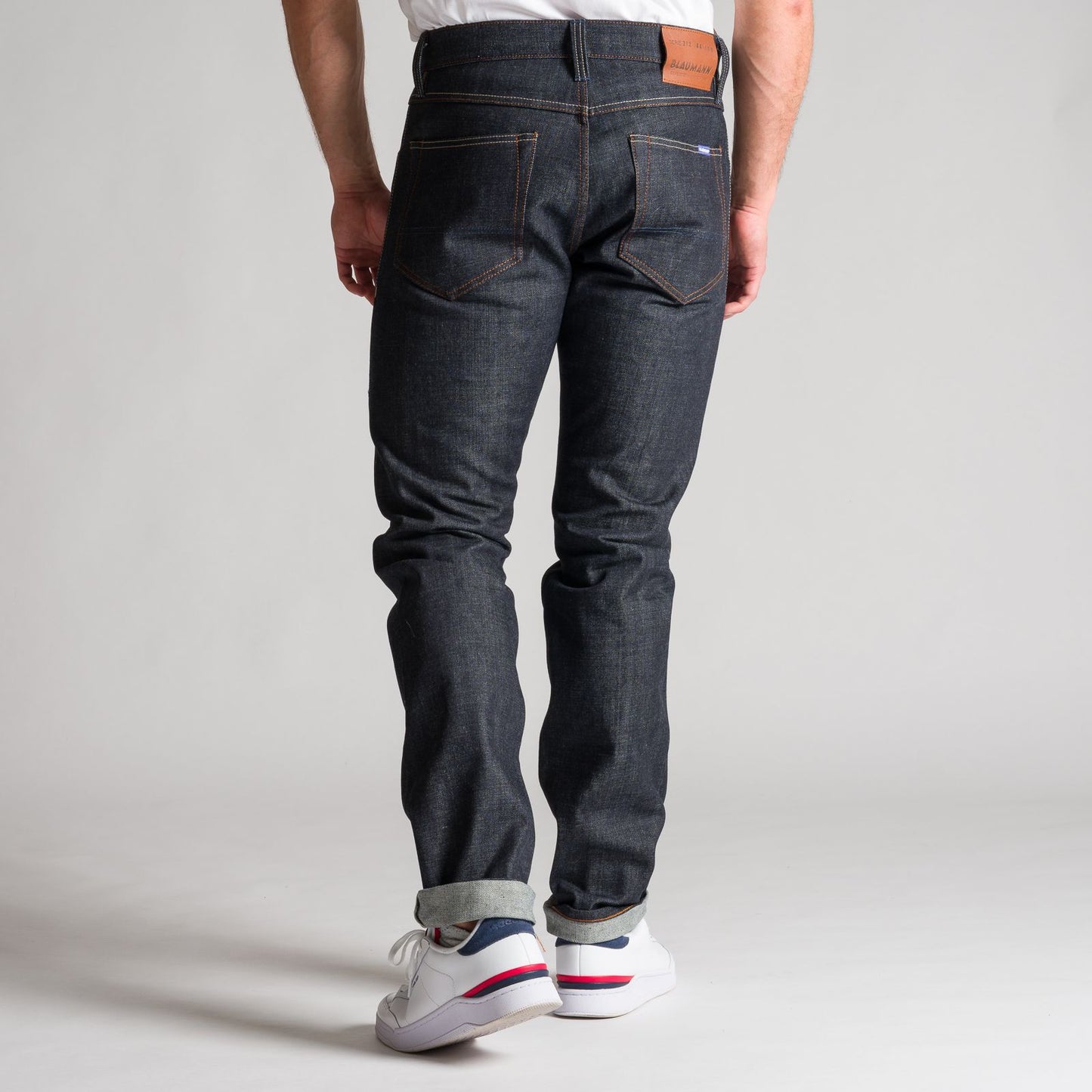 Schmaler Blaumann 15 oz - raw